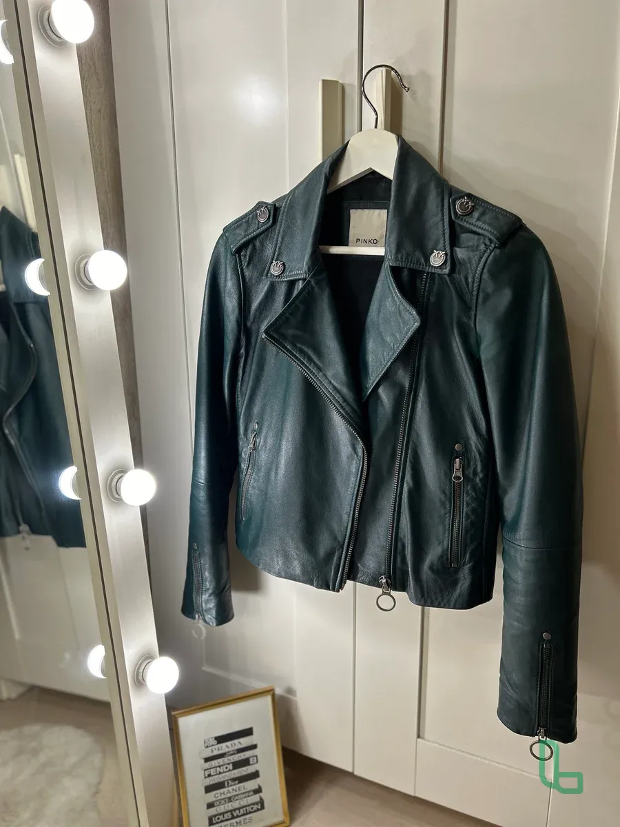 Куртка кожаная Pinko