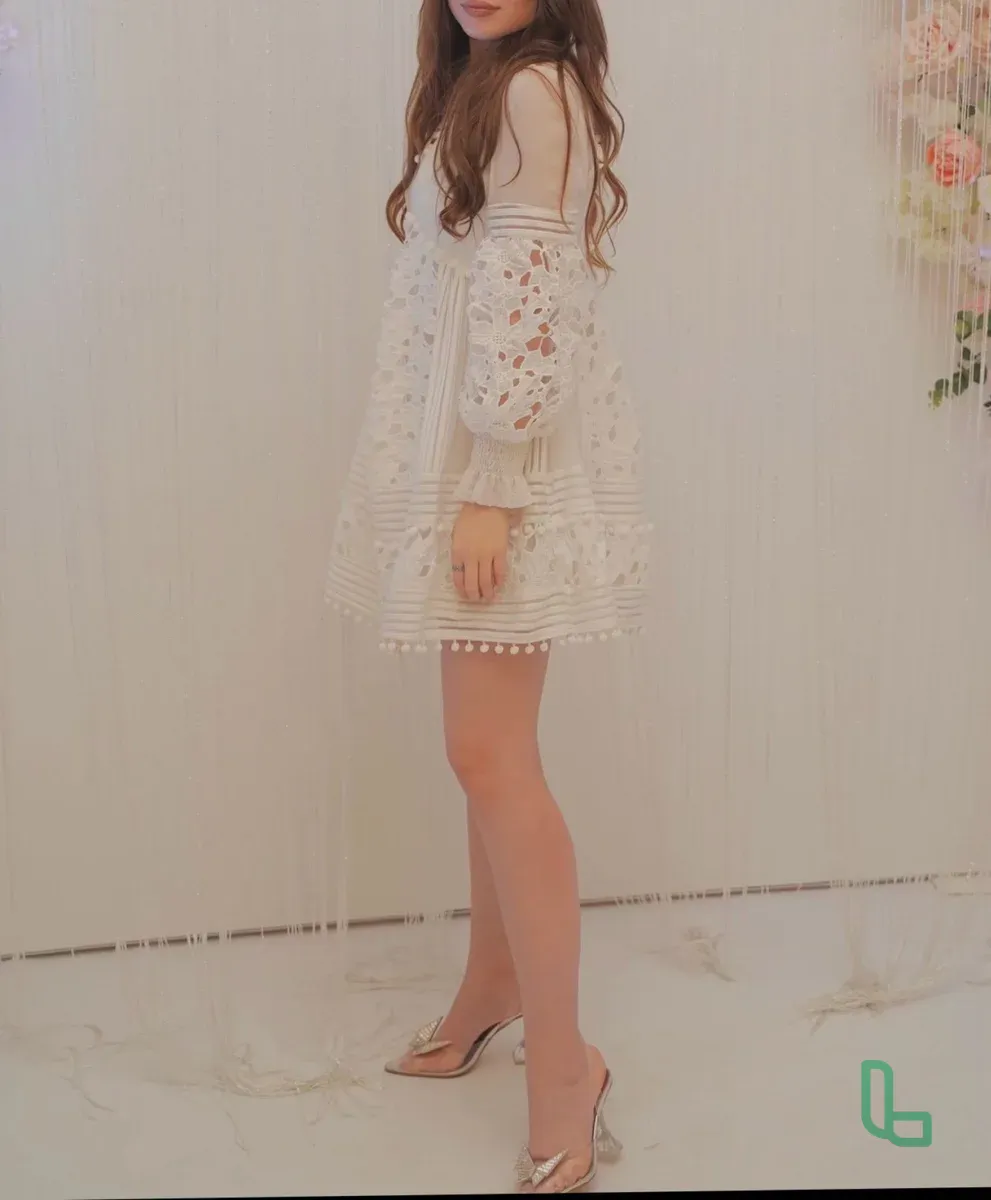 Платье в стиле ZIMMERMAN