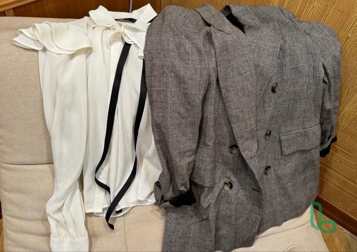 Пиджак и рубашка Zara XS M