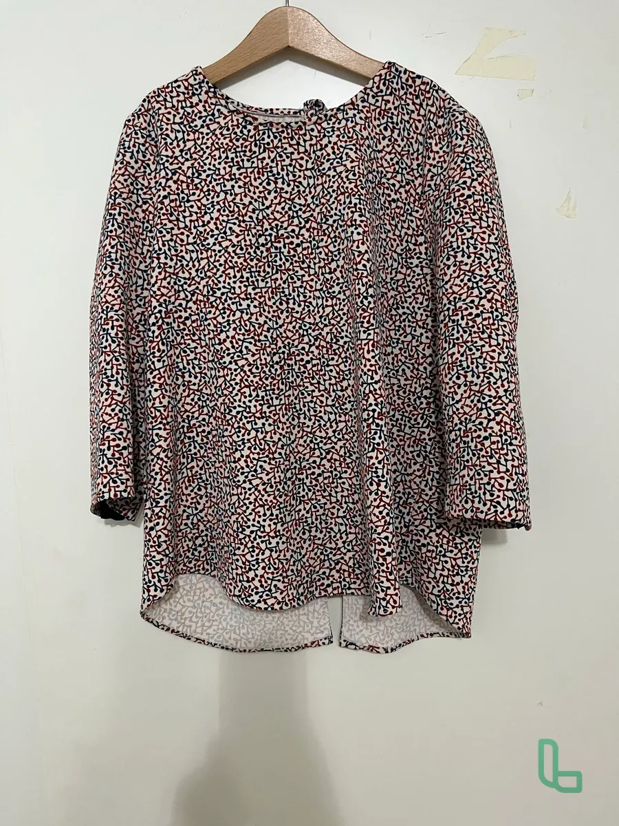 Блузка Zara Xs Завязки На Спине