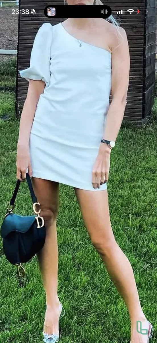 Платье Белое На Одно Плечо