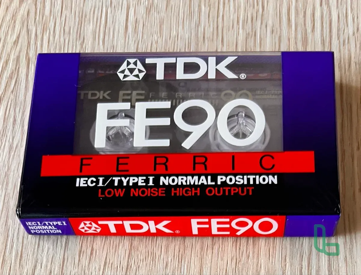 Компакт-кассета TDK Ferric FE90 - Новая, Запечатан