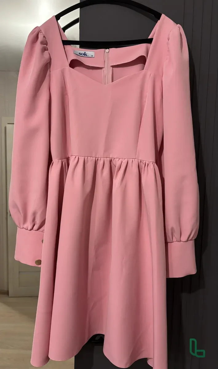 Платье женское 48 размер розовое