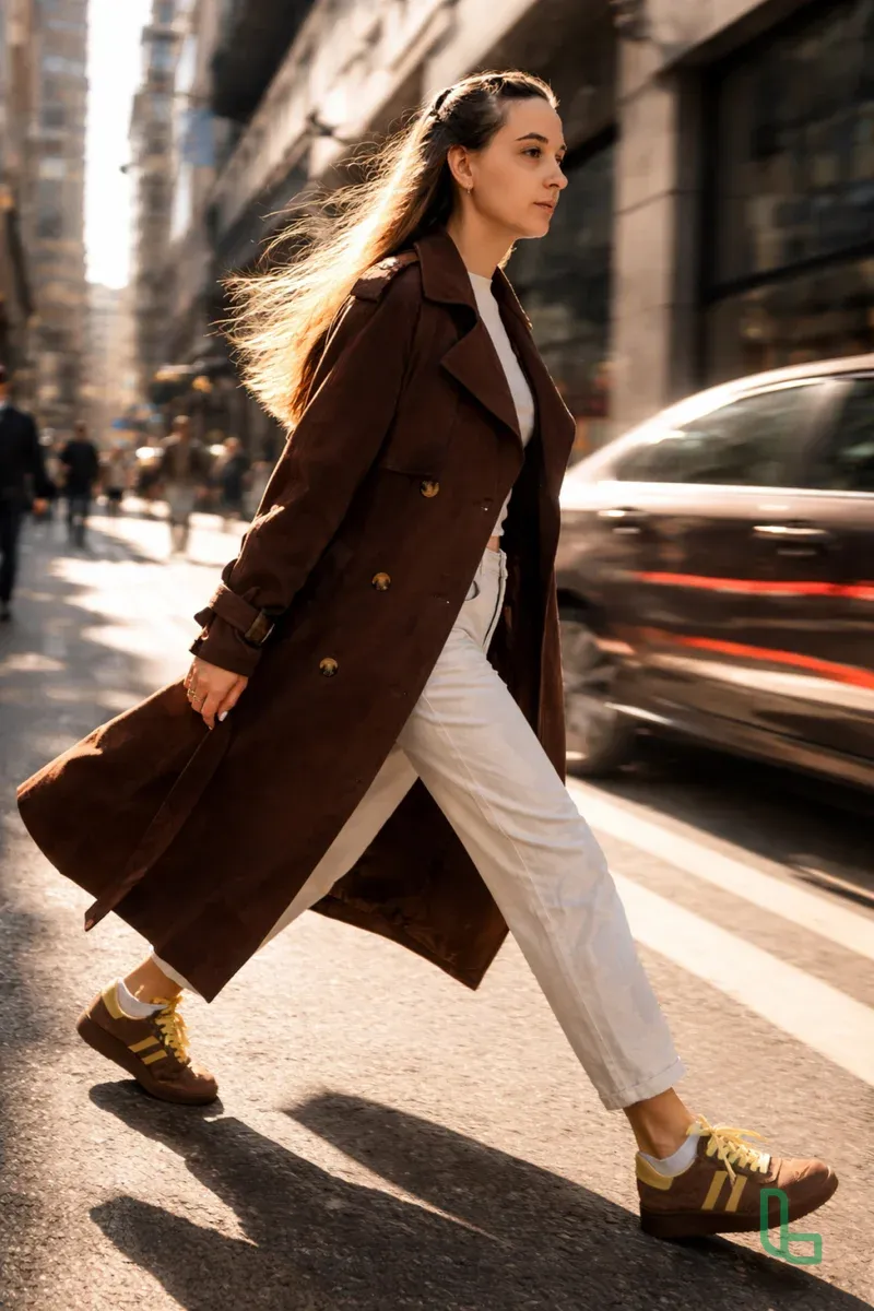 Тренч замшевый Женский